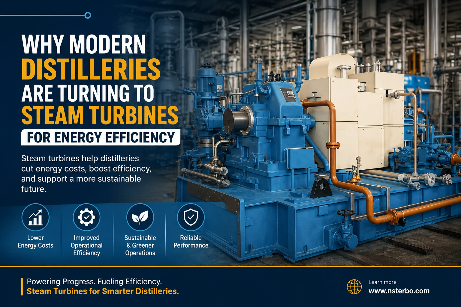 Why Modern Distilleries Are Turning to Steam Turbines for Energy Efficiency